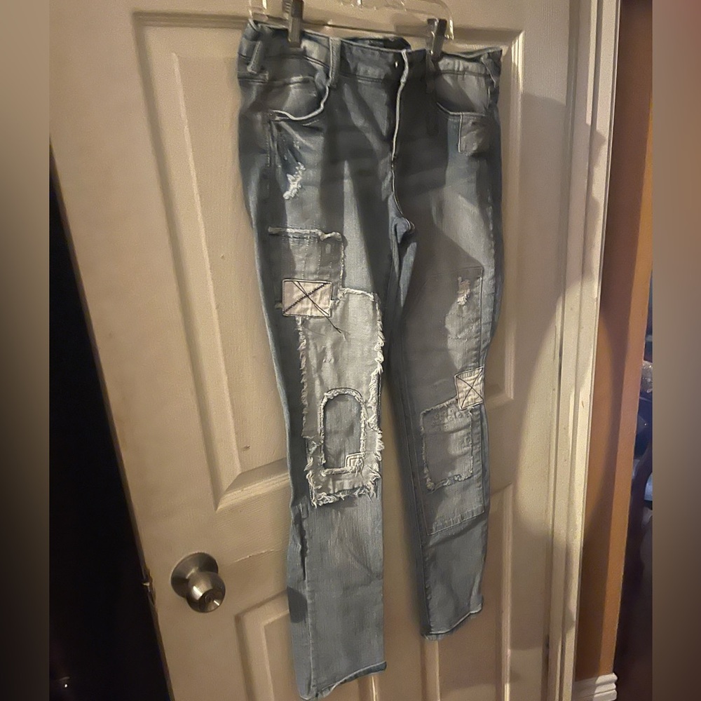 Premier Stylish Patchwork Jeans - image 1